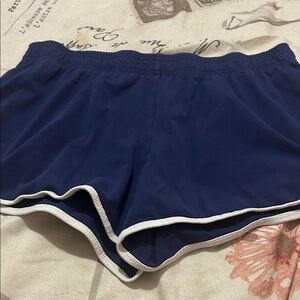 BCG Athletic Shorts in Navy with White Edging